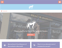 Tablet Screenshot of beaconbarkery.com